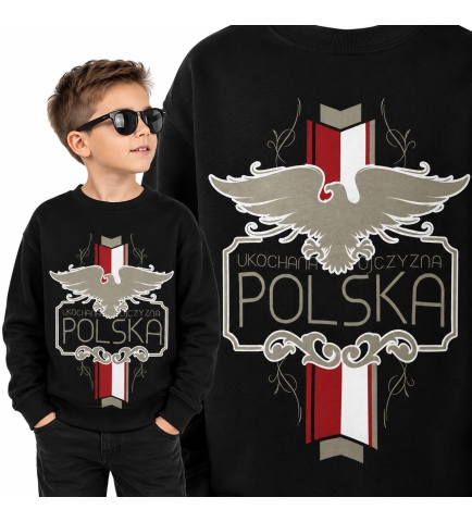 Bluza dziecięca Patriotyczna UKOCHANA OJCZYZNA